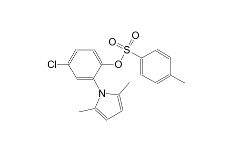 4-chloro-2-(2,5-dimethyl-1H-pyrrol-1-yl)phenyl 4-methylbenzenesulfonate
