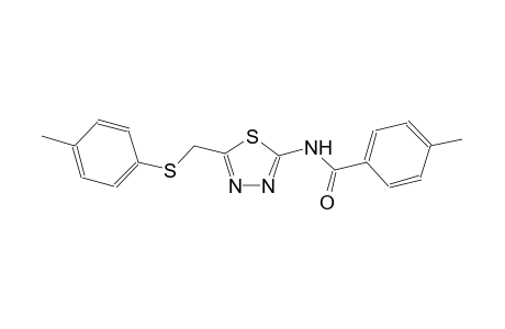 benzamide, 4-methyl-N-[5-[[(4-methylphenyl)thio]methyl]-1,3,4-thiadiazol-2-yl]-