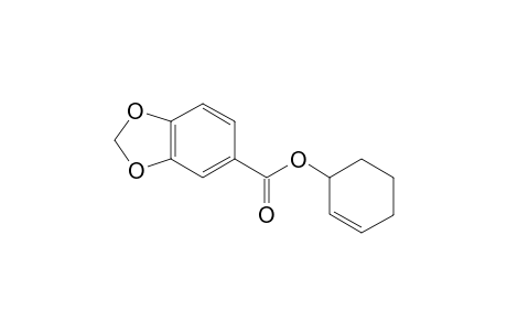 Cyclohex-2-enyl benzo[d][1,3]dioxole-5-carboxylate