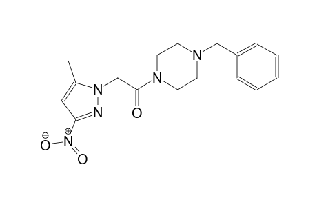 1-benzyl-4-[(5-methyl-3-nitro-1H-pyrazol-1-yl)acetyl]piperazine