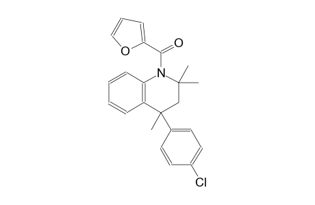 4-(4-chlorophenyl)-1-(2-furoyl)-2,2,4-trimethyl-1,2,3,4-tetrahydroquinoline