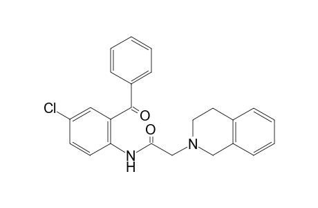 N-[4-chloranyl-2-(phenylcarbonyl)phenyl]-2-(3,4-dihydro-1H-isoquinolin-2-yl)ethanamide