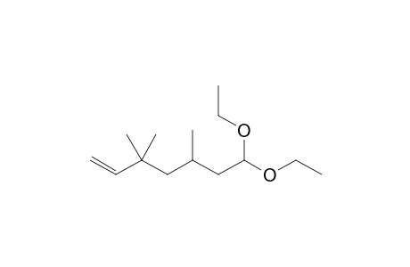 7,7-diethoxy-3,3,5-trimethylhept-1-ene