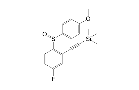 ({5-Fluoro-2-[(4-methoxyphenyl)sulfinyl]phenyl}ethynyl)(trimethyl)silane
