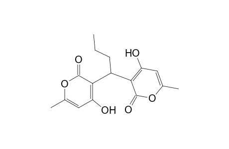 2H-Pyran-2-one, 3,3'-butylidenebis[4-hydroxy-6-methyl-