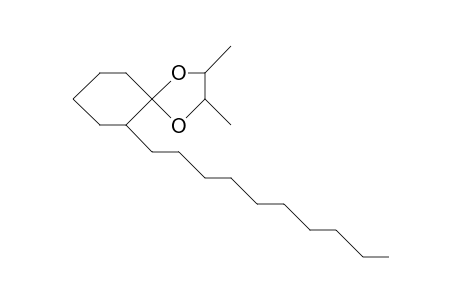 2R-Decyl-cyclohexanone 2R,3R-butanediol acetal