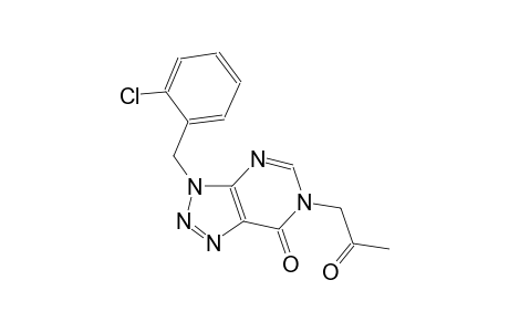 3-(2-chlorobenzyl)-6-(2-oxopropyl)-3,6-dihydro-7H-[1,2,3]triazolo[4,5-d]pyrimidin-7-one