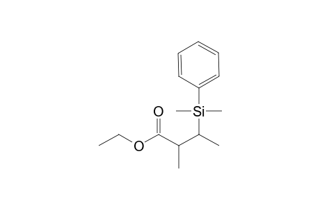 Ethyl (2RS,3SR)-3-Dimethyl(phenyl)silyl-2-methylbutanoate