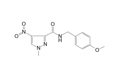 1-Methyl-4-nitro-1H-pyrazole-3-carboxylic acid 4-methoxy-benzylamide
