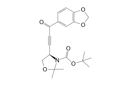 tert-Butyl (4R)-4-(3-benzo[d][1,3]ioxol-5-yl-3-oxo-1-propynyl)-2,2-dimethyl-1,3-oxazolane-3-carboxylate