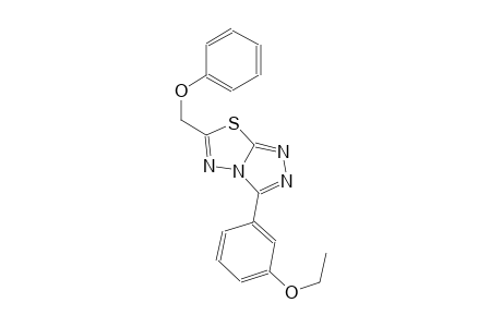 3-(3-ethoxyphenyl)-6-(phenoxymethyl)[1,2,4]triazolo[3,4-b][1,3,4]thiadiazole
