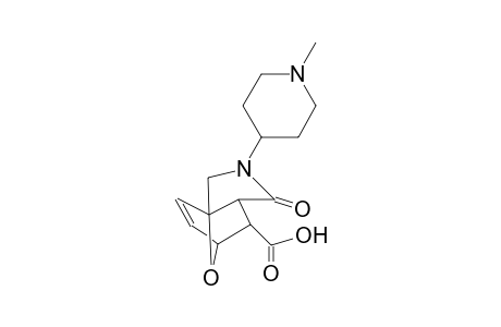 2-(1-methylpiperidin-4-yl)-1-oxo-1,2,3,6,7,7a-hexahydro-3a,6-epoxyisoindole-7-carboxylic acid