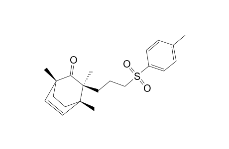 Bicyclo[2.2.2]oct-5-en-2-one, 1,3,4-trimethyl-3-[3-[(4-methylphenyl)sulfonyl]propyl]-, (1.alpha.,3.beta.,4.alpha.)-(.+-.)-