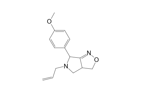 5-Allyl-6-(4-methoxyphenyl)-3,3a,4,6-tetrahydropyrrolo[3,4-c]isoxazole