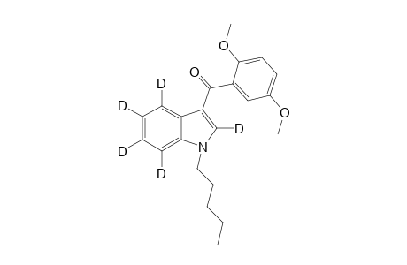 (2,5-dimethoxyphenyl)(1-pentyl-1H-indol-3-yl-2,4,5,6,7-d5)methanone