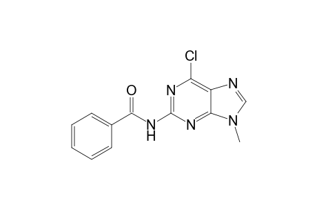 N-(6-Chloro-9-methyl-9H-purin-2-yl)benzamide