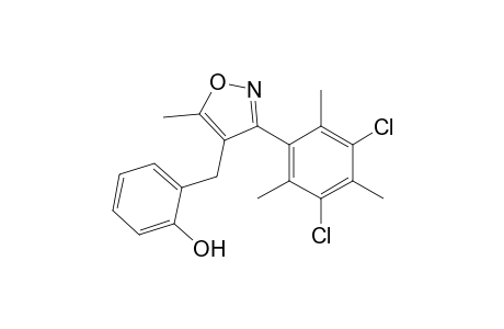 3-(3,5-Dichloro-2,4,6-trimethylphenyl)-4-(2-hydroxybenzyl)-5-methylisoxazole