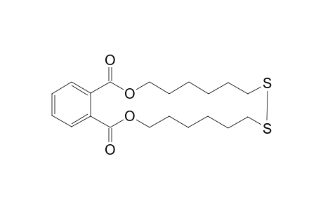 Benzo[t][3',18'-dioxa-10',11'-dithiacycloeicosane]-5-22-dione