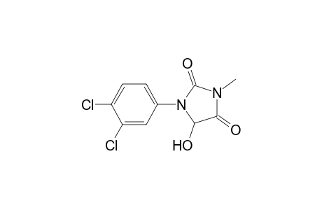 1-(3,4-dichlorophenyl)-3-methyl-5-oxidanyl-imidazolidine-2,4-dione