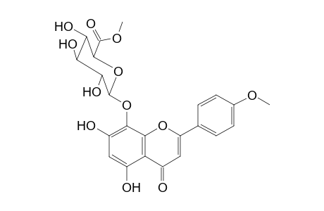 Takakin 8-O-.beta.-D-glucuronide 6"-methyl ester