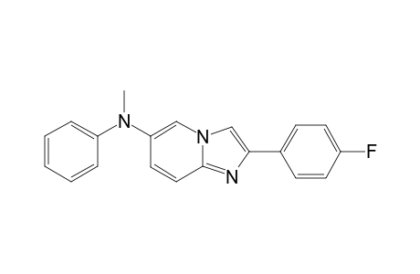 6-(N-METHYLANILINO)-2-(4-FLUOROPHENYL)-IMIDAZO-[1,2-A]-PYRIDINE