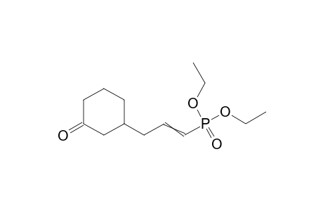 Diethyl 3-(3-oxocyclohexyl)prop-1-enylphosphonate