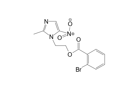 2-(2-Methyl-5-nitro-1H-imidazol-1-yl)ethyl 2-bromobenzoate