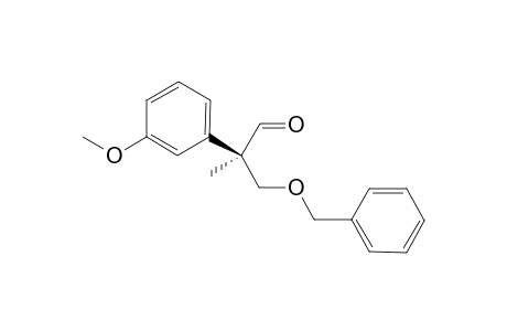 (2R)-2-(3-methoxyphenyl)-2-methyl-3-phenylmethoxy-propanal