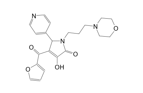 2H-pyrrol-2-one, 4-(2-furanylcarbonyl)-1,5-dihydro-3-hydroxy-1-[3-(4-morpholinyl)propyl]-5-(4-pyridinyl)-