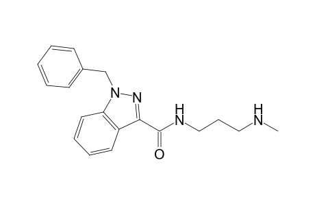 1-Benzyl-N-[3-(methylamino)propyl]indazole-3-carboxamide