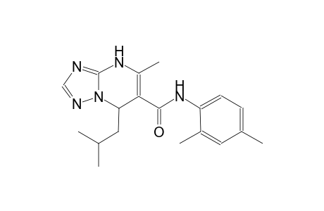 N-(2,4-dimethylphenyl)-7-isobutyl-5-methyl-4,7-dihydro[1,2,4]triazolo[1,5-a]pyrimidine-6-carboxamide