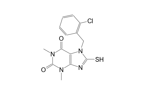 7-(2-chlorobenzyl)-1,3-dimethyl-8-sulfanyl-3,7-dihydro-1H-purine-2,6-dione