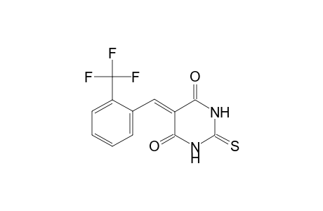 2-Thioxo-5-[2-(trifluoromethyl)benzylidene]dihydro-4,6(1H,5H)-pyrimidinedione