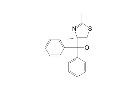 1,3-Dimethyl-7,7-diphenyl-6-oxa-4-thia-2-azabicyclo[3.2.0]hept-2-ene