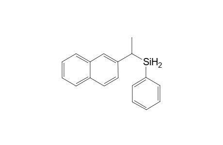 [1-(2-Naphthyl)-1-ethyl](phenyl)silane