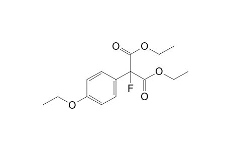 (p-ethoxyphenyl)fluoromalonic acid, diethyl ester