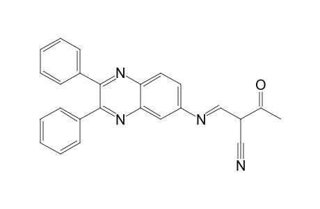 7-[( 2'-Acetyl-2'-cyano)ethylideneamino]-2,3-diphenylquinoxaline