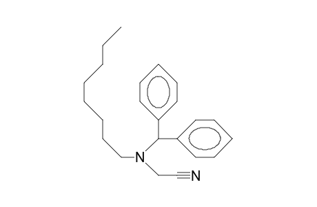N-Octyl-N-diphenylmethyl-amino-acetonitrile
