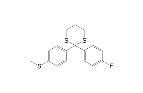 2-(4'-fluorophenyl)-2-(4''methylphenyl)-1,3-dithiane