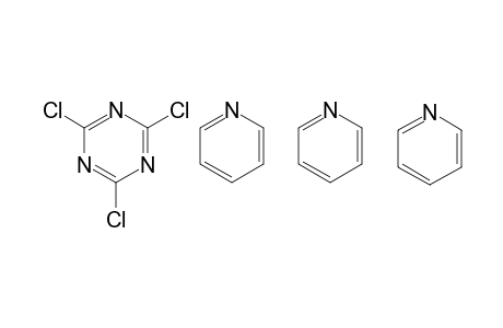 cyanuric chloride, compound with pyridine