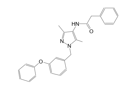 N-[3,5-dimethyl-1-(3-phenoxybenzyl)-1H-pyrazol-4-yl]-2-phenylacetamide