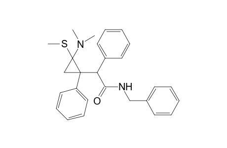 N-Benzyl-2-(2-dimethylamino-2-methylthio-1-phenylcyclopropyl)-2-phenylacetamide