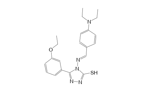 4-({(E)-[4-(diethylamino)phenyl]methylidene}amino)-5-(3-ethoxyphenyl)-4H-1,2,4-triazole-3-thiol