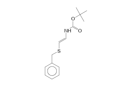 Carbamic acid, N-(2-benzylthio)vinyl-, t-butyl ester