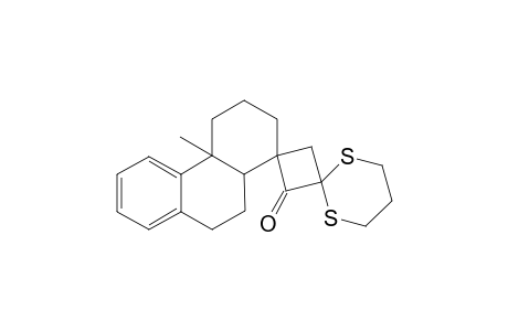 Dispiro[1,3-dithiane-2,1'-cyclobutane-3',1''(2''H)-phenanthren]-2'-one, 3'',4'',4''a,9'',10'',10''a-hexahydro-4''a-methyl-, (1''.alpha.,4''a.alpha.,10''a.beta.)-