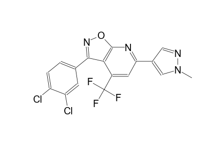 isoxazolo[5,4-b]pyridine, 3-(3,4-dichlorophenyl)-6-(1-methyl-1H-pyrazol-4-yl)-4-(trifluoromethyl)-