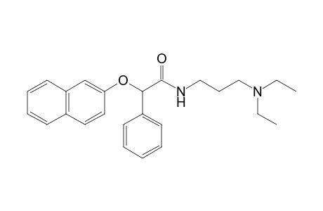 N-[3-(diethylamino)propyl]-2-[(2-naphthyl)oxy]-2-phenylacetamide