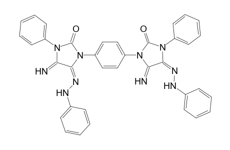 1,1'-(1,4-Phenylene)bis(4-imino-3-phenyl-2-oxoimidazolidin-5-N'-phenylhydrazone)