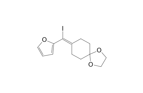 8-(Furan-2-yl-iodomethylene)-1,4-dioxaspiro[4.5]-decane
