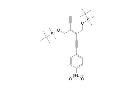 (E)-3,4-Bis{[(tert-butyl)dimethylsilyloxy]methyl}-1-(4-nitrophenyl)hex-3-ene-1,5-diyne